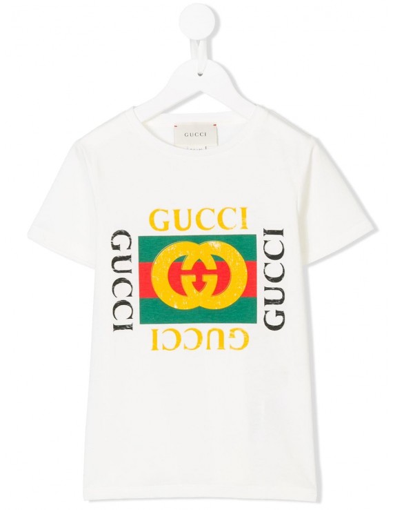 vintage gucci logo t shirt